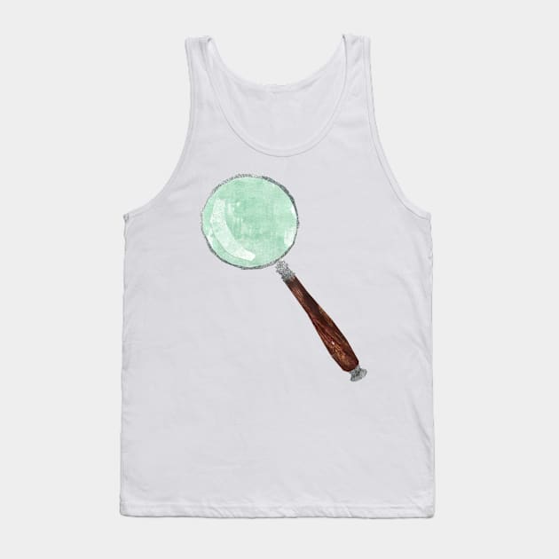 Magnifying glass Tank Top by Babban Gaelg